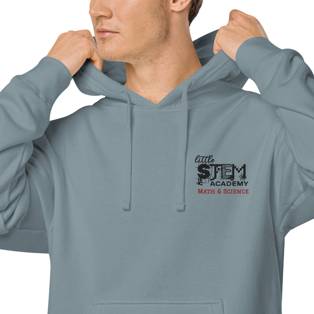 LITTLE STEM ACADEMY Unisex pigment-dyed hoodie