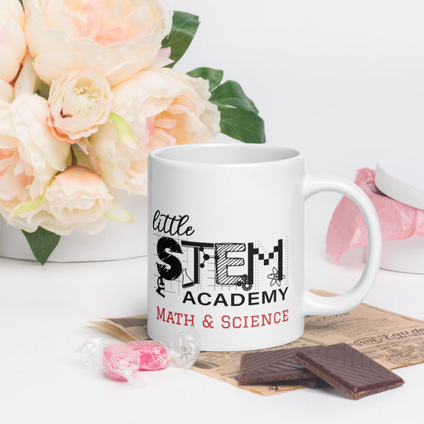 Little STEM Academy White Glossy Mug