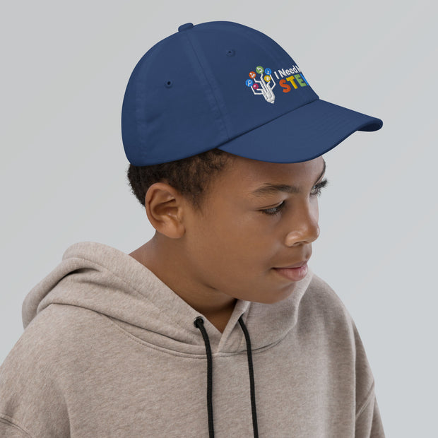 I NEED MY STEM Youth baseball cap