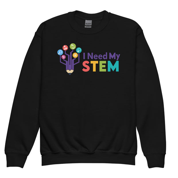 I NEED MY STEM Youth Crewneck Sweatshirt